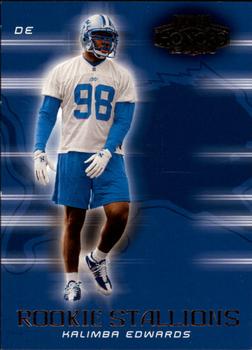 2002 Playoff Honors - Rookie Stallions #RS-28 Kalimba Edwards Front