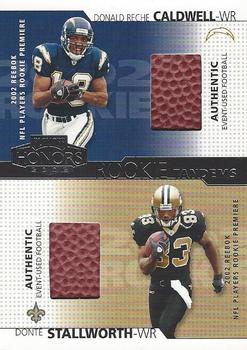 2002 Playoff Honors - Rookie Tandems/Quads #RT-11 Donte Stallworth / Donald Reche Caldwell Front