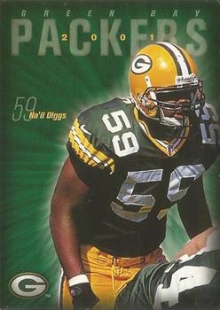 2001 Green Bay Packers Police - Brown Deer Police Department, Tri City National Bank of Brown Deer #13 Na'il Diggs Front