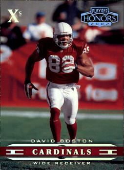 2002 Playoff Honors - X's #1 David Boston Front