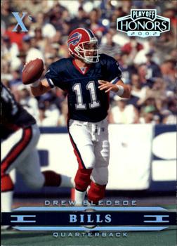 2002 Playoff Honors - X's #8 Drew Bledsoe Front