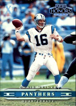 2002 Playoff Honors - X's #13 Chris Weinke Front