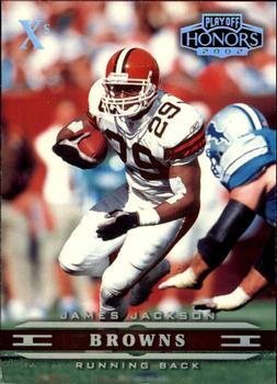 2002 Playoff Honors - X's #21 James Jackson Front