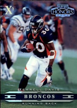 2002 Playoff Honors - X's #26 Terrell Davis Front