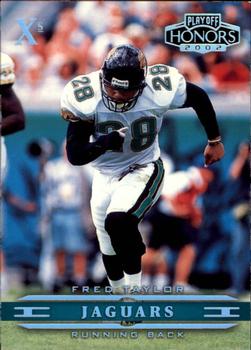 2002 Playoff Honors - X's #42 Fred Taylor Front
