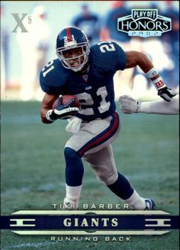2002 Playoff Honors - X's #60 Tiki Barber Front