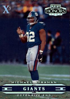 2002 Playoff Honors - X's #63 Michael Strahan Front