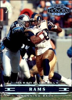 2002 Playoff Honors - X's #87 Marshall Faulk Front