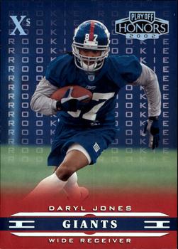 2002 Playoff Honors - X's #147 Daryl Jones Front