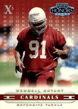2002 Playoff Honors - X's #169 Wendell Bryant Front