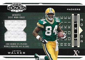 2002 Playoff Honors - X's #229 Javon Walker Front