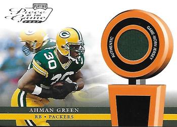 2002 Playoff Piece of the Game - Materials #POG-1 Ahman Green Front