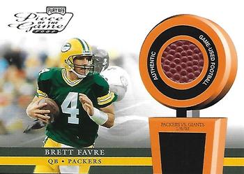 2002 Playoff Piece of the Game - Materials #POG-4 Brett Favre Front