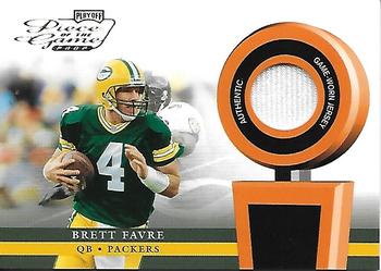 2002 Playoff Piece of the Game - Materials #POG-4 Brett Favre Front
