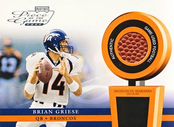 2002 Playoff Piece of the Game - Materials #POG-5 Brian Griese Front