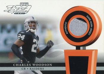 2002 Playoff Piece of the Game - Materials #POG-6 Charles Woodson Front