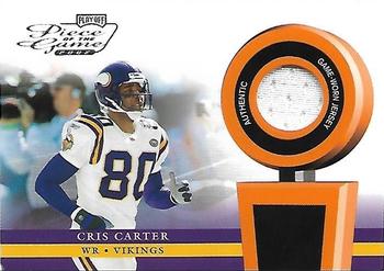 2002 Playoff Piece of the Game - Materials #POG-10 Cris Carter Front