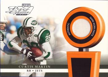 2002 Playoff Piece of the Game - Materials #POG-11 Curtis Martin Front