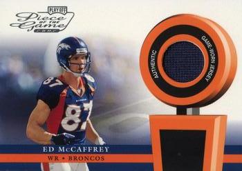 2002 Playoff Piece of the Game - Materials #POG-17 Ed McCaffrey Front