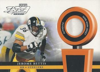 2002 Playoff Piece of the Game - Materials #POG-26 Jerome Bettis Front