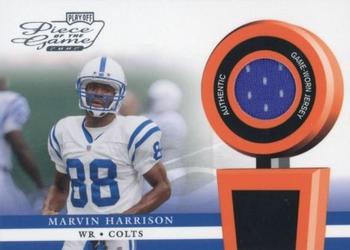2002 Playoff Piece of the Game - Materials #POG-39 Marvin Harrison Front