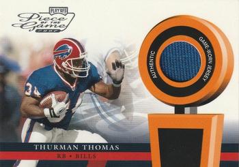 2002 Playoff Piece of the Game - Materials #POG-51 Thurman Thomas Front