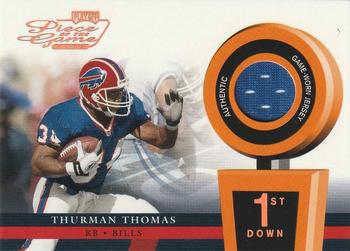 2002 Playoff Piece of the Game - Materials 1st Down #POG-51 Thurman Thomas Front