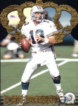 1996 Pacific - Gold Crown Die Cuts #GC-10 Dan Marino Front