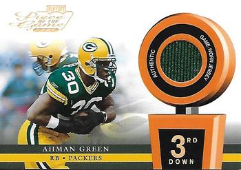 2002 Playoff Piece of the Game - Materials 3rd Down #POG-1 Ahman Green Front