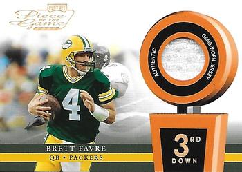 2002 Playoff Piece of the Game - Materials 3rd Down #POG-4 Brett Favre Front