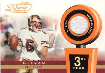 2002 Playoff Piece of the Game - Materials 3rd Down #POG-25 Jeff Garcia Front
