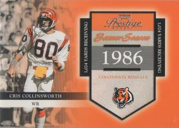2002 Playoff Prestige - Banner Season #BS-5 Cris Collinsworth Front