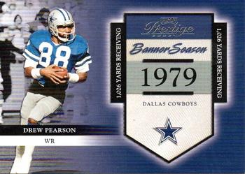 2002 Playoff Prestige - Banner Season #BS-9 Drew Pearson Front