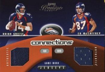 2002 Playoff Prestige - Connections Jerseys #C-5 Brian Griese / Ed McCaffrey Front