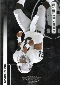 2002 Playoff Prestige - Inside the Numbers #IN26 Tim Brown Front