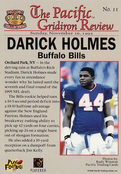 1996 Pacific Gridiron #11 Darick Holmes Back