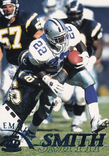 1996 Pacific Gridiron #34 Emmitt Smith Front