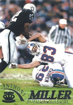 1996 Pacific Gridiron #38 Anthony Miller Front