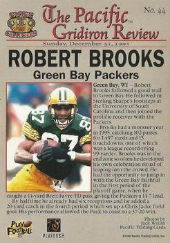 1996 Pacific Gridiron #44 Robert Brooks Back