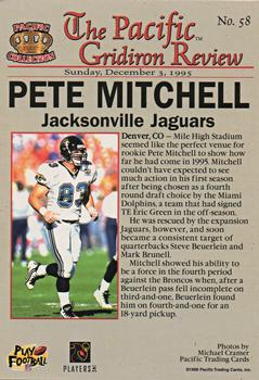 1996 Pacific Gridiron #58 Pete Mitchell Back