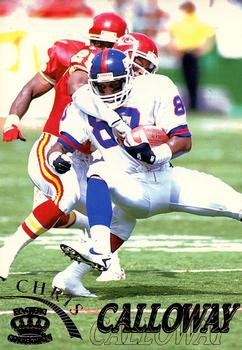 1996 Pacific Gridiron #80 Chris Calloway Front
