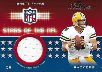 2002 Playoff Prestige - Stars of the NFL Jerseys #SN-4 Brett Favre Front