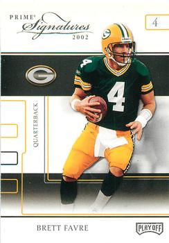 2002 Playoff Prime Signatures - Samples #2 Brett Favre Front