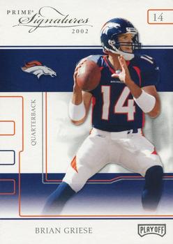 2002 Playoff Prime Signatures - Samples #14 Brian Griese Front