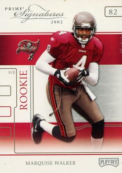2002 Playoff Prime Signatures - Samples #71 Marquise Walker Front