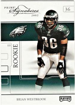 2002 Playoff Prime Signatures - Samples #82 Brian Westbrook Front