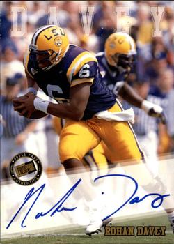 2002 Press Pass - Autographs #NNO Rohan Davey Front
