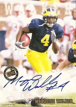 2002 Press Pass - Autographs #NNO Marquise Walker Front