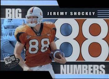 2002 Press Pass - Big Numbers #BN26 Jeremy Shockey Front