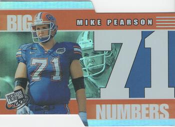 2002 Press Pass - Big Numbers #BN28 Mike Pearson Front